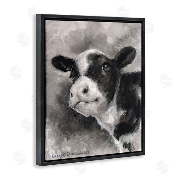 Stupell Industries George Dyachenko | Smiling Baby Calf Wall Art