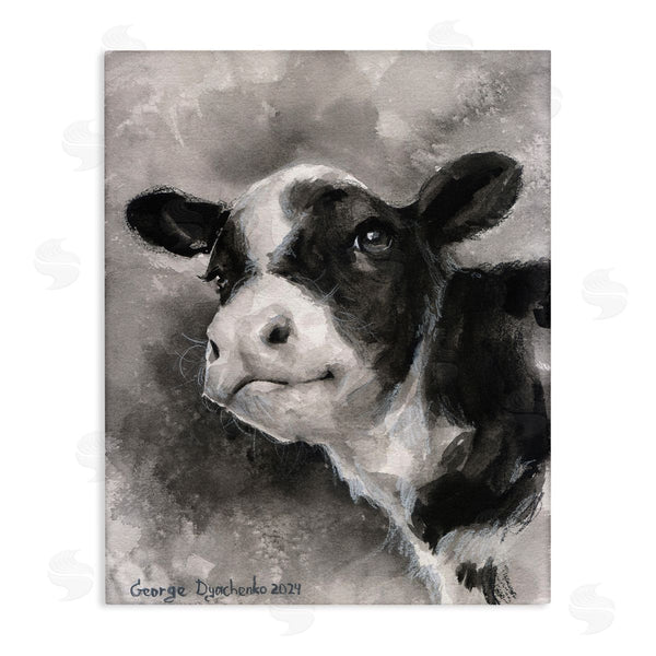 stupell industries George Dyachenko | Smiling Baby Calf Wall Art
