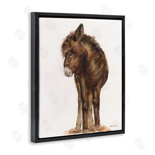 Stupell Industries George Dyachenko | Smiling Donkey Foal Wall Art