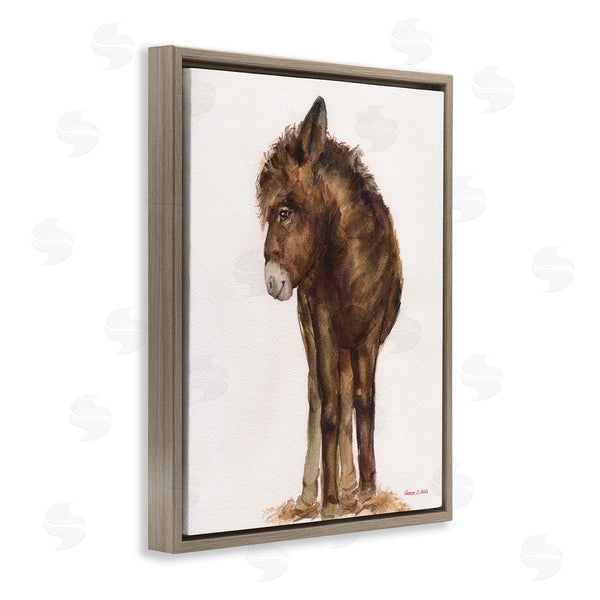 Stupell Industries George Dyachenko | Smiling Donkey Foal Wall Art