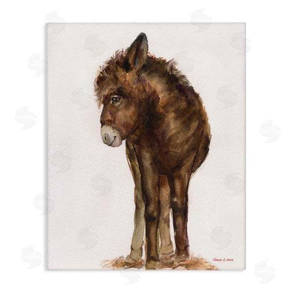 stupell industries George Dyachenko | Smiling Donkey Foal Wall Art