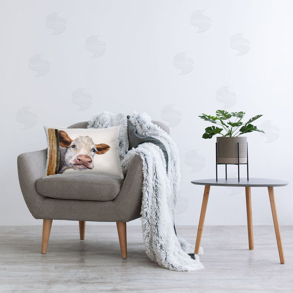 Stupell Industries George Dyachenko | Smiling Peeking Cow