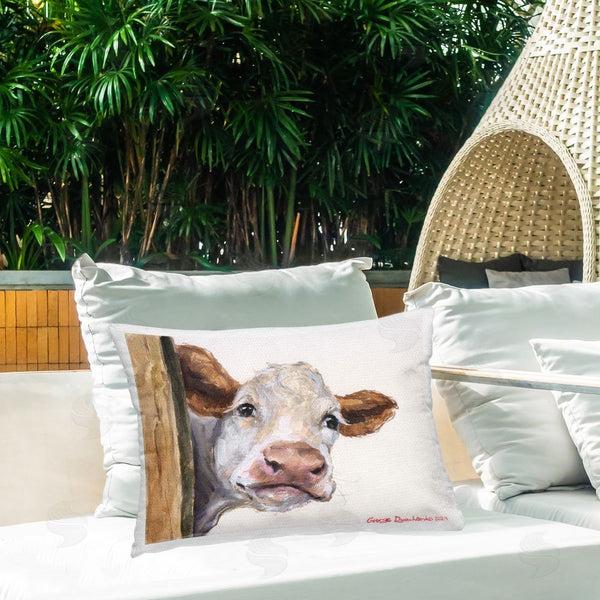 Stupell Industries George Dyachenko | Smiling Peeking Cow