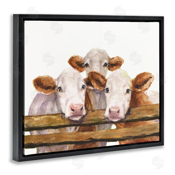 Stupell Industries George Dyachenko | Three Cow Friends Wall Art