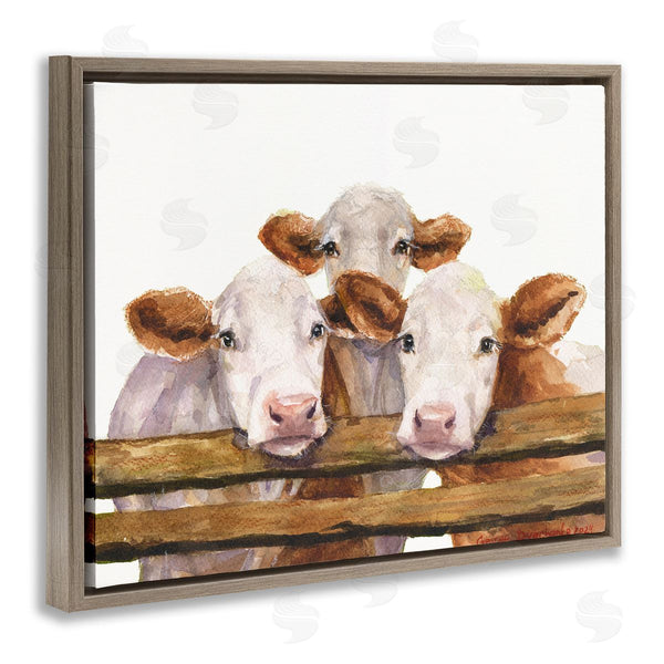 Stupell Industries George Dyachenko | Three Cow Friends Wall Art