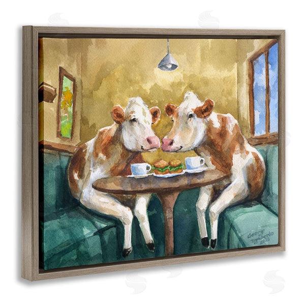 Stupell Industries George Dyachenko | Two Cows Cafe Brunch Wall Art