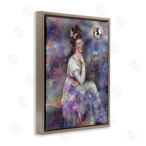 Stupell Industries George Romney | Timeless Woman With Disco Ball Wall Art