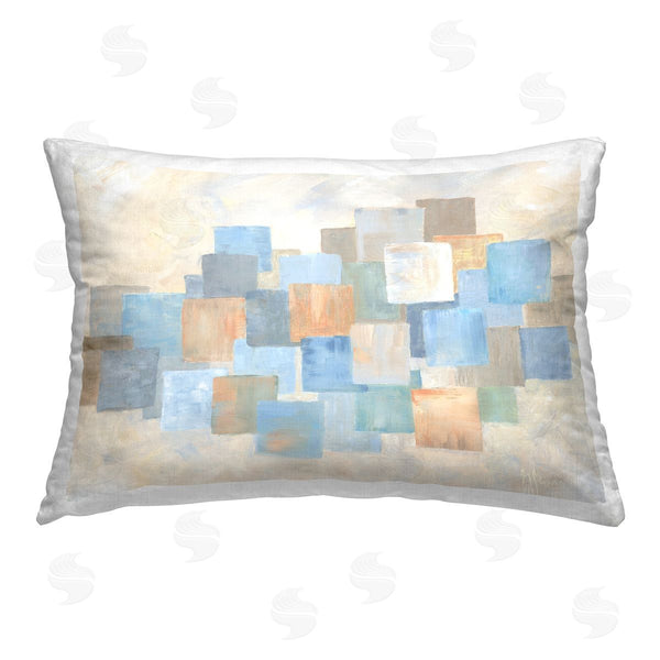 stupell industries Georgia Janisse | Blue Squares Abstract