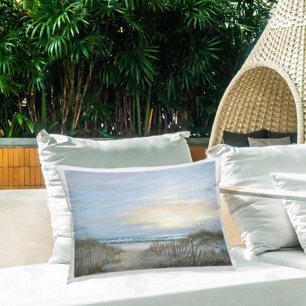 Stupell Industries Georgia Janisse | Serenity Path Sunset Throw Pillow
