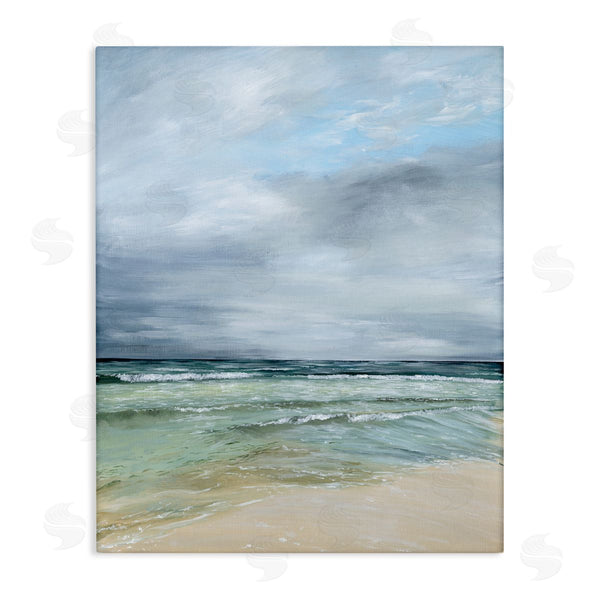 stupell industries Georgie Harrison | Calm Waves under Cloudy Sky