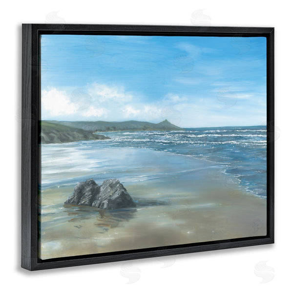 Stupell Industries Georgie Harrison | Jutting Rock On Shore