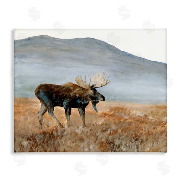 stupell industries Georgie Harrison | Moose Wanderer Mountain Valley