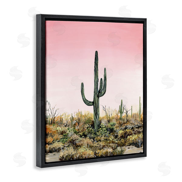 Stupell Industries Georgie Harrison | Saguaro Glow Cactus Wall Art