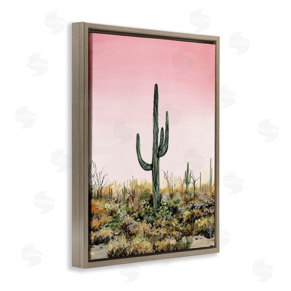 Stupell Industries Georgie Harrison | Saguaro Glow Cactus Wall Art