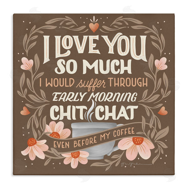 stupell industries Gia Graham | Chat Before Coffee Humor