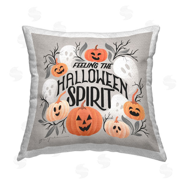 Stupell Industries Gia Graham | Feeling Halloween Spirit Printed Throw Pillow