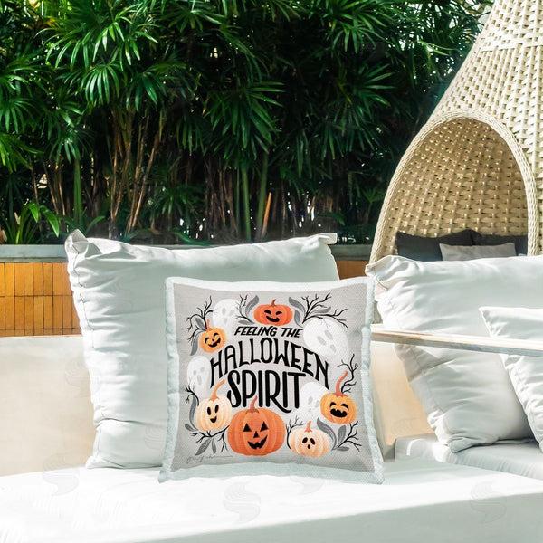 Stupell Industries Gia Graham | Feeling Halloween Spirit Printed Throw Pillow