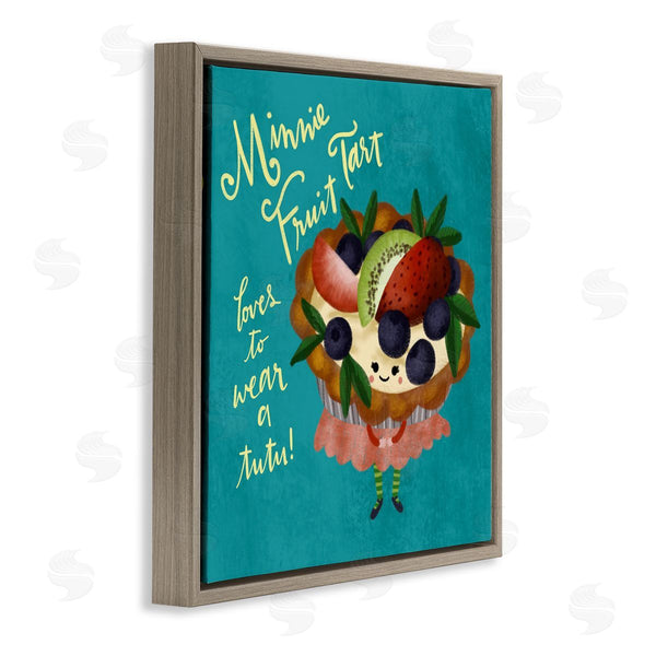 Stupell Industries Giao Williams | Mini Fruit Tart Loves Tutu