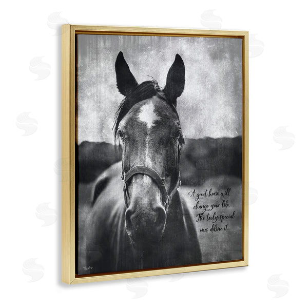 Stupell Industries Gigi Louise | A Great Horse Inspiring