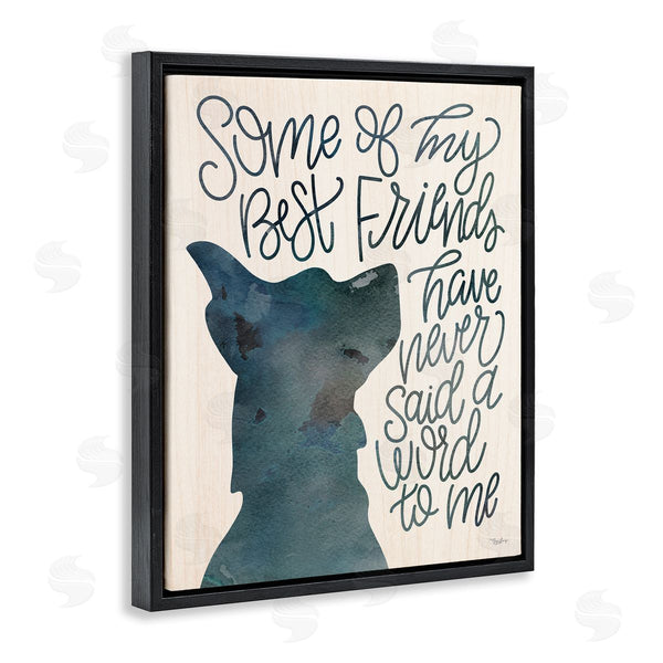 Stupell Industries Gigi Louise | Best Friends Pet Dog Phrase