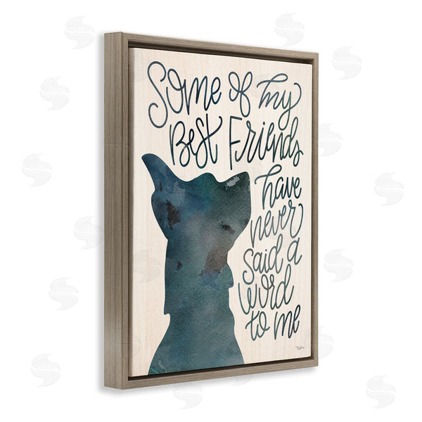 Stupell Industries Gigi Louise | Best Friends Pet Dog Phrase
