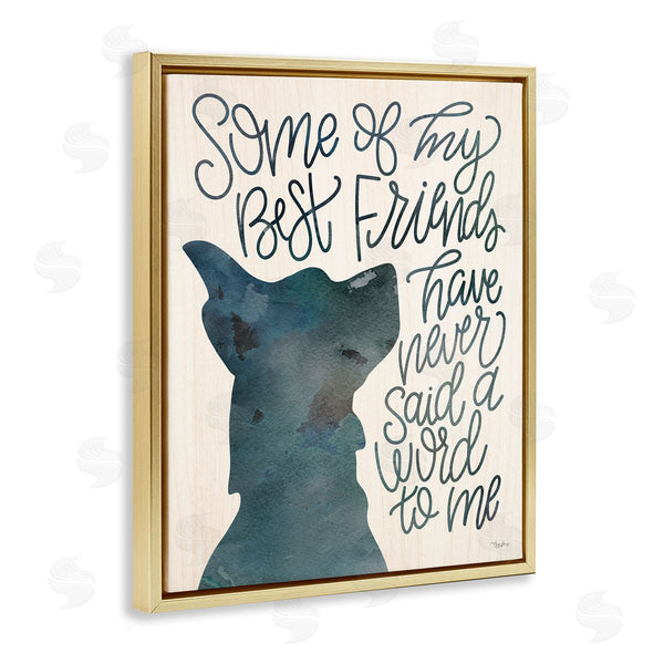 Stupell Industries Gigi Louise | Best Friends Pet Dog Phrase