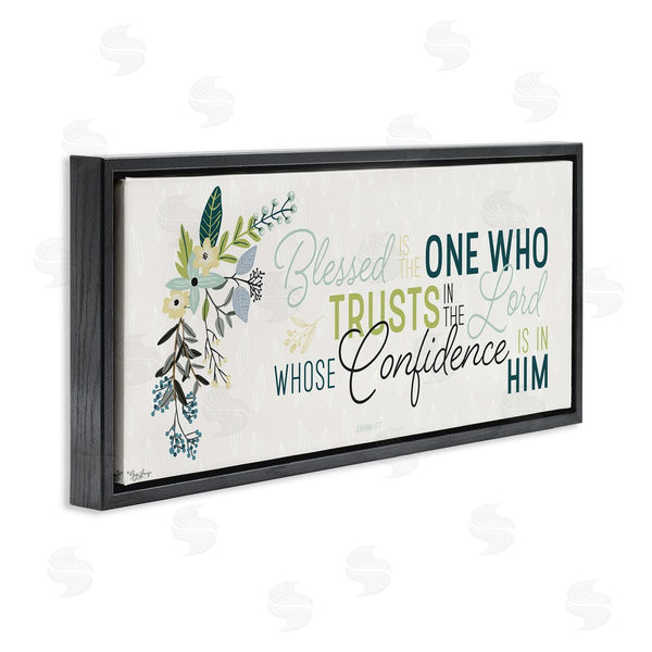 Stupell Industries Gigi Louise | Confidence Is In Him Faith Quote