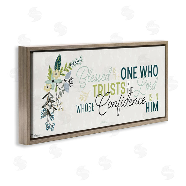 Stupell Industries Gigi Louise | Confidence Is In Him Faith Quote