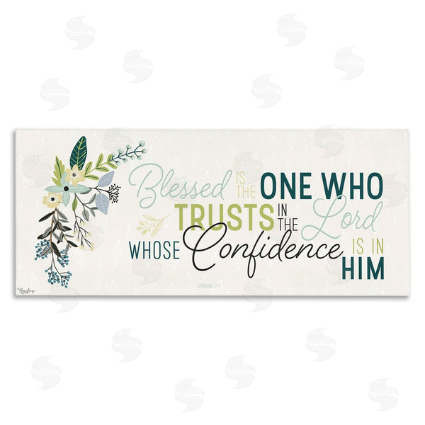 stupell industries Gigi Louise | Confidence is in Him Faith Quote