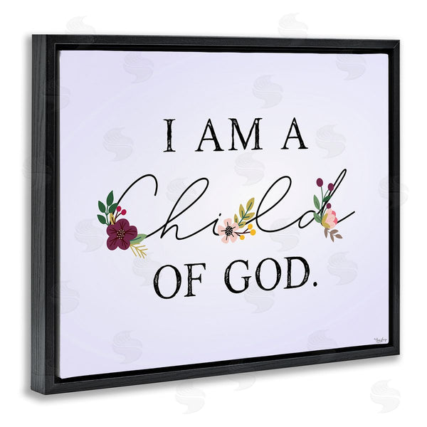 Stupell Industries Gigi Louise | Floral Child Of God Over Purple