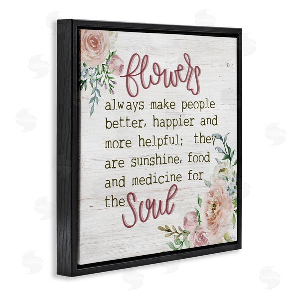 Stupell Industries Gigi Louise | Flowers For The Soul Inspirational