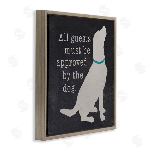 Stupell Industries Gigi Louise | Guests Approved By Dog