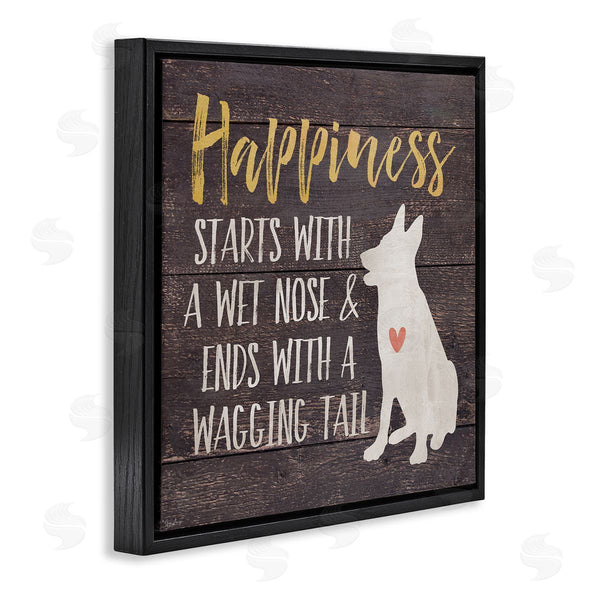 Stupell Industries Gigi Louise | Happiness With A Wet Nose