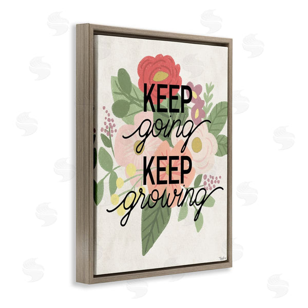 Stupell Industries Gigi Louise | Keep Growing Flower Drawing