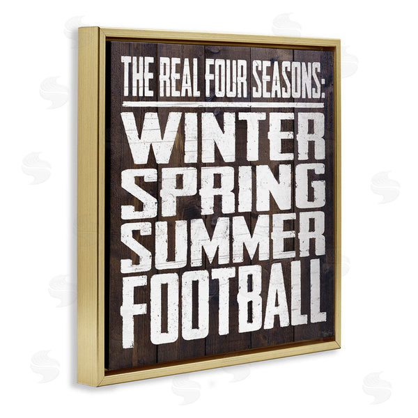 Stupell Industries Gigi Louise | The Real Seasons Football