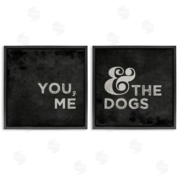 Stupell Industries Gigi Louise | You Me And The Dogs Family Pet