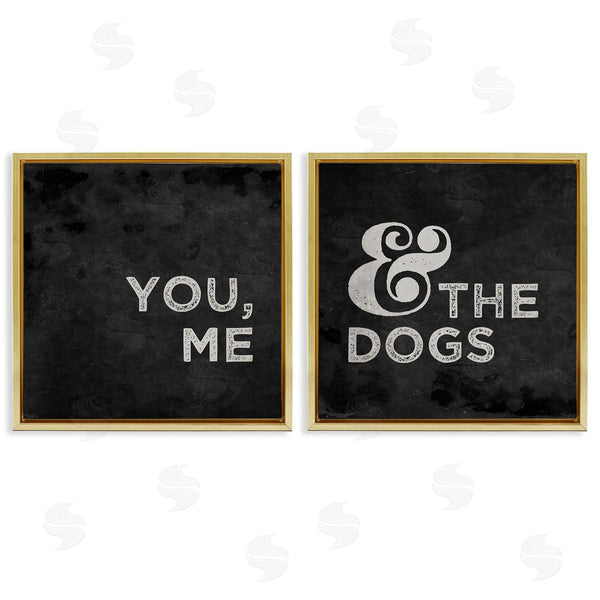 Stupell Industries Gigi Louise | You Me And The Dogs Family Pet