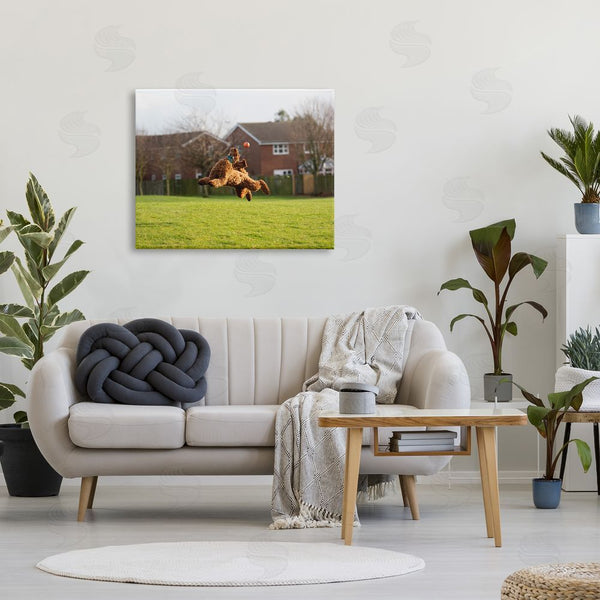 Stupell Industries Gill Woodcock | Eye On The Ball Dog Wall Art