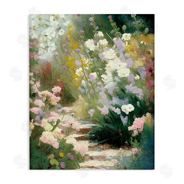 stupell industries Gina Kelly | Garden Flower Path Wall Art