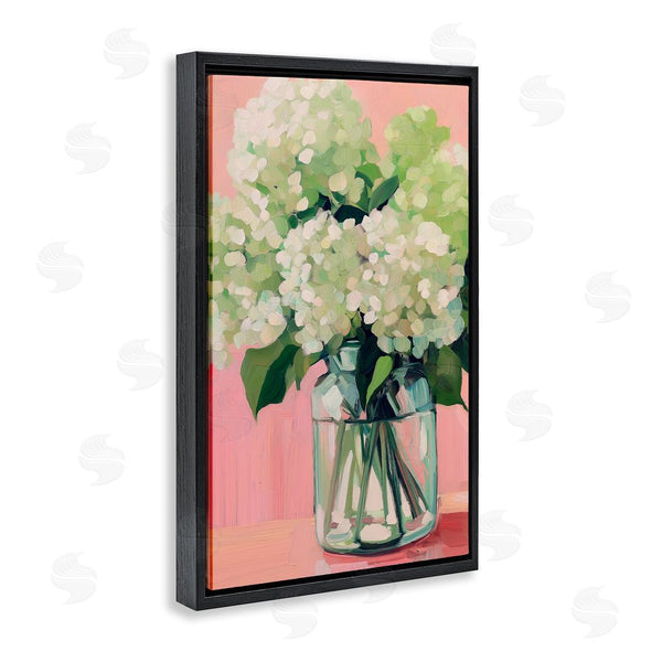 Stupell Industries Gina Kelly | Hydrangea On Pink Background Wall Art