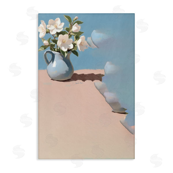 stupell industries Gina Kelly | Ivory Arrangement in Blue Jug Wall Art