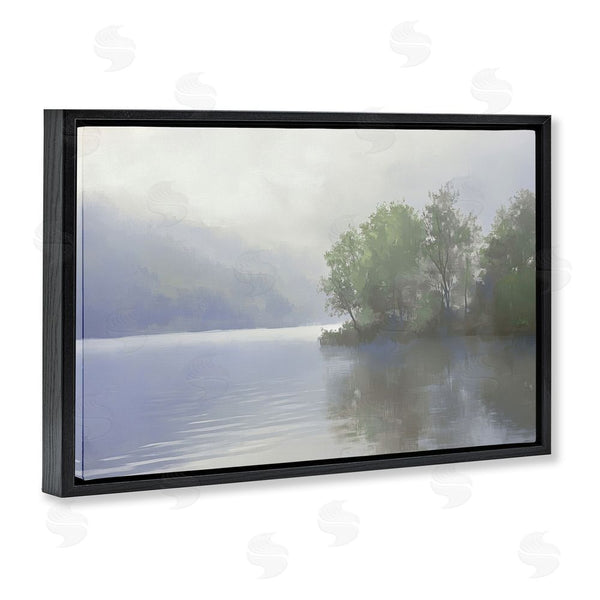 Stupell Industries Gina Kelly | Misty Morning Lake Landscape Wall Art