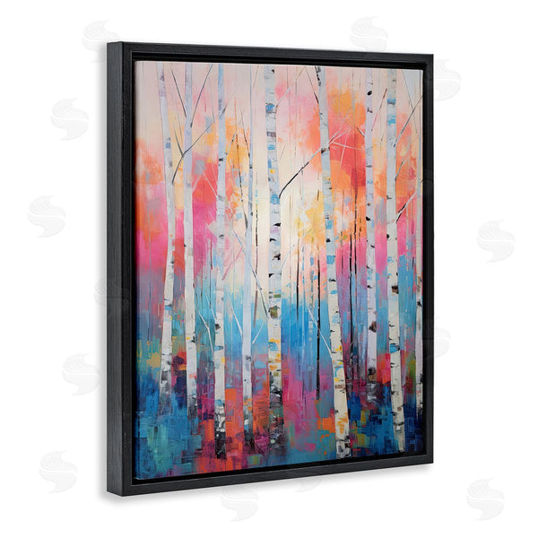 Stupell Industries Gina Kelly | Modern Hue Birch Forest Wall Art