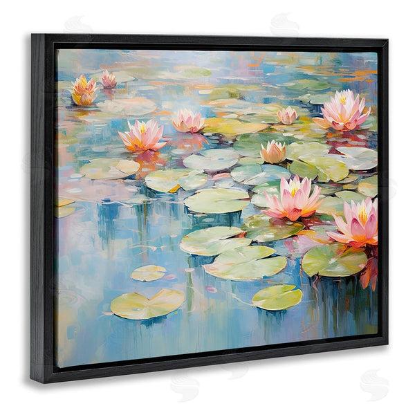 Stupell Industries Gina Kelly | Modern Lily Pad Painting Wall Art