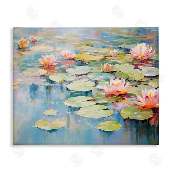 stupell industries Gina Kelly | Modern Lily Pad Painting Wall Art