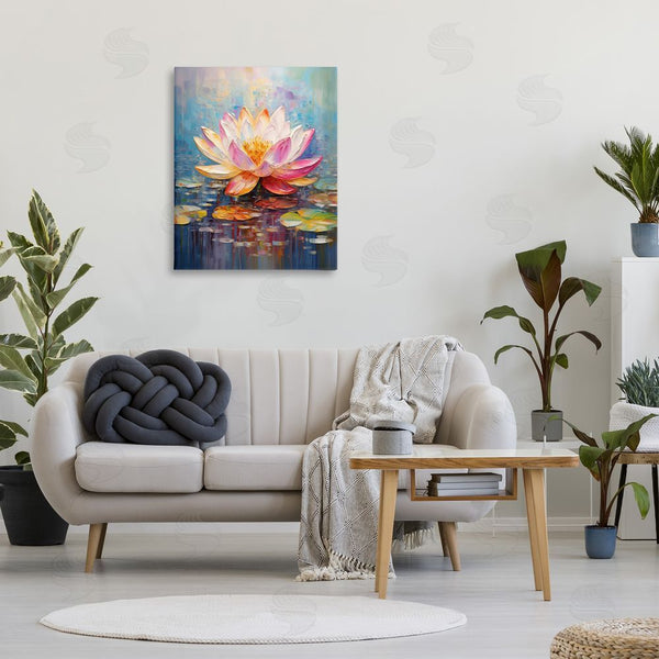 Stupell Industries Gina Kelly | Modern Lotus Bloom Wall Art