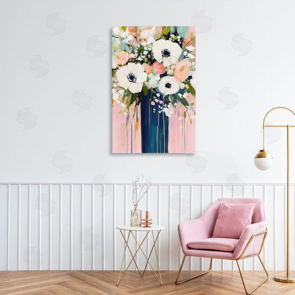 Stupell Industries Gina Kelly | Modern White Flowers In Vase Wall Art