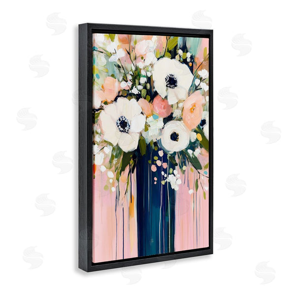 Stupell Industries Gina Kelly | Modern White Flowers In Vase Wall Art
