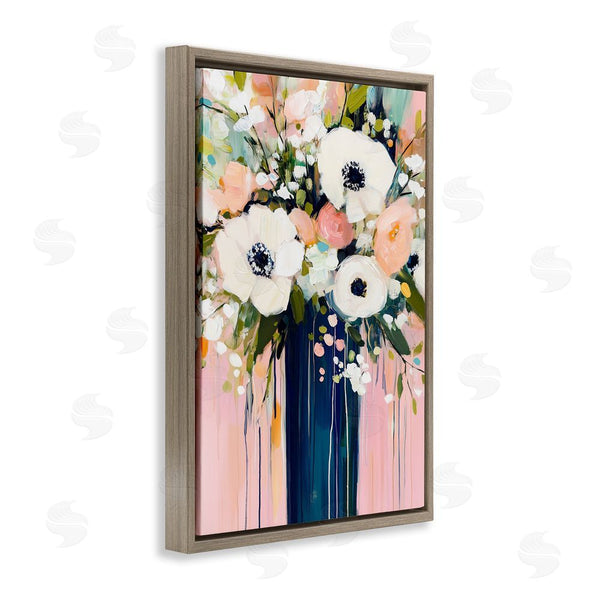 Stupell Industries Gina Kelly | Modern White Flowers In Vase Wall Art