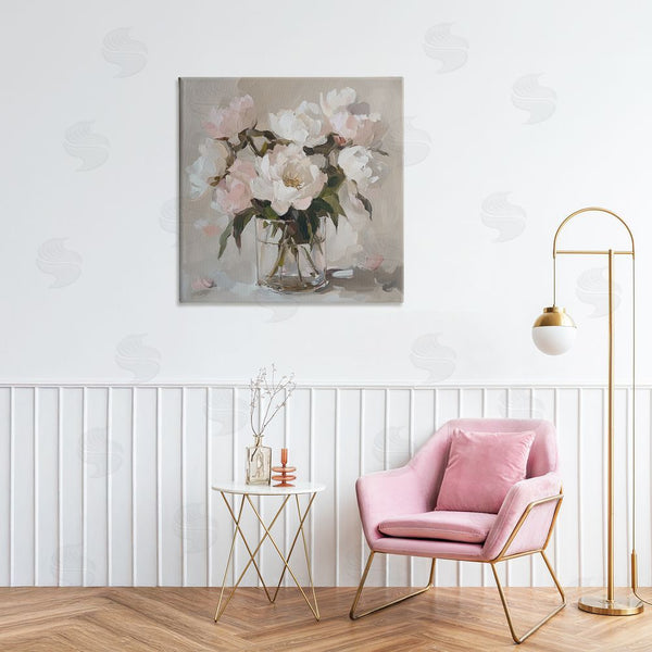 Stupell Industries Gina Kelly | Pink Peonies In Clear Vase Wall Art